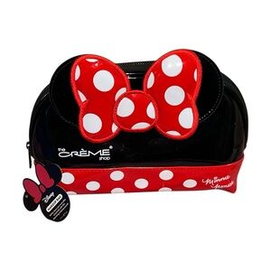 NWT The Creme Shop Disney Minnie Mouse Cosmetic Makeup Beauty Bag New